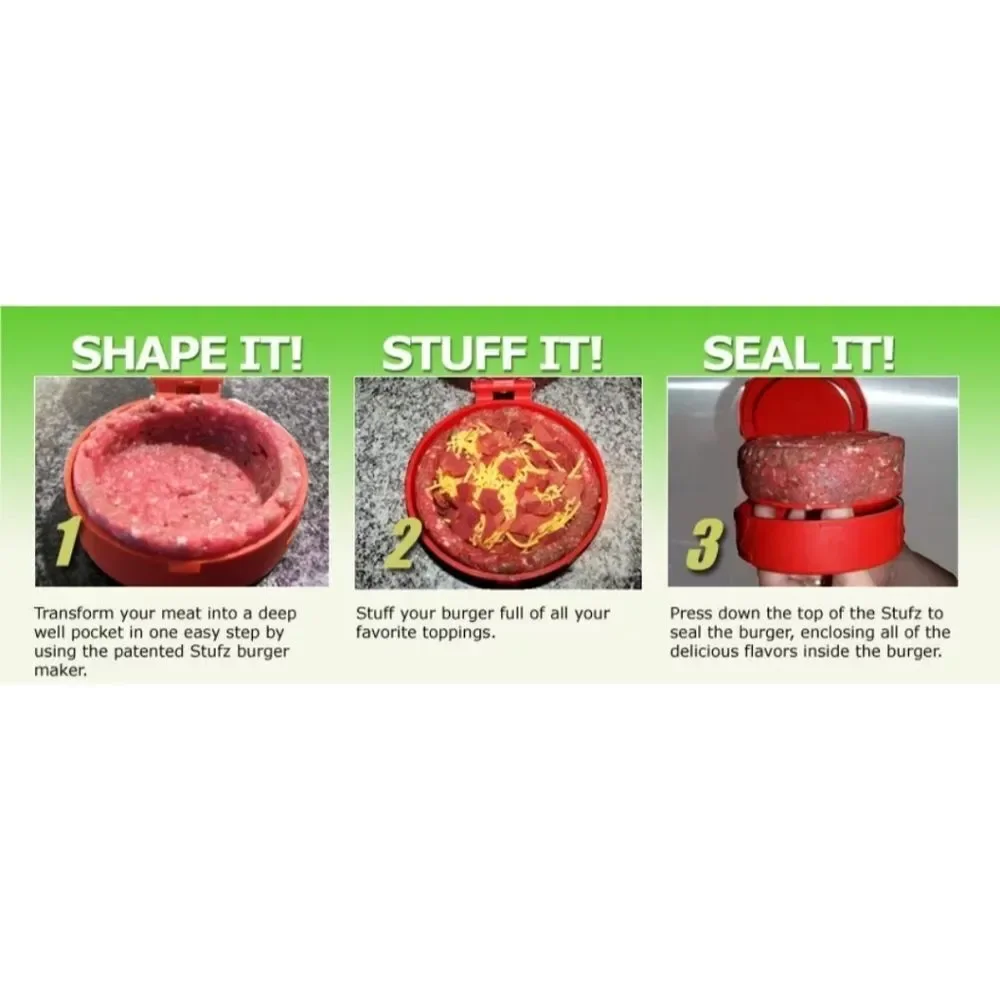 Stufz As Seen On TV Burger Stuffer / Stuffed Hamburger Maker